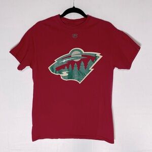 Vintage NHL Minnesota Wild Hockey Graphic T Shirt M